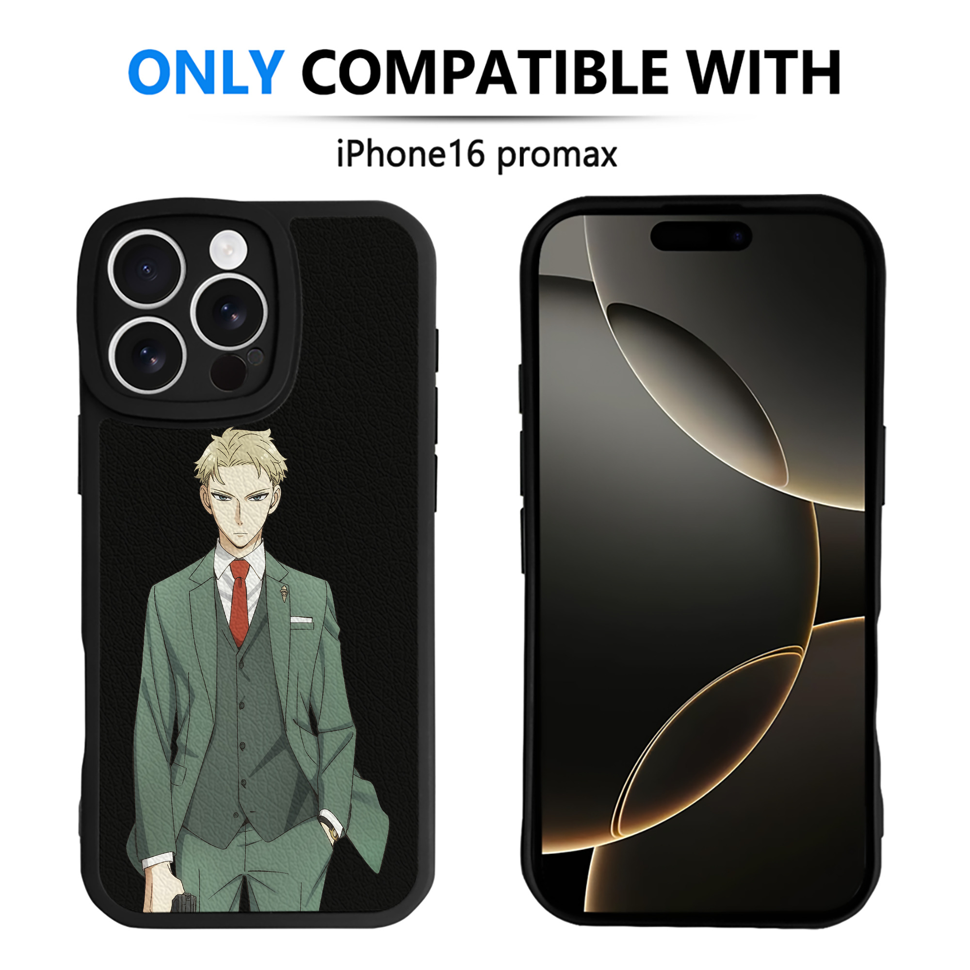 （画像用） SPY×FAMILY间谍家家酒 【iPhone 16シリーズ対応】シリコンスマホケース（レザー調） 材質：シリコン